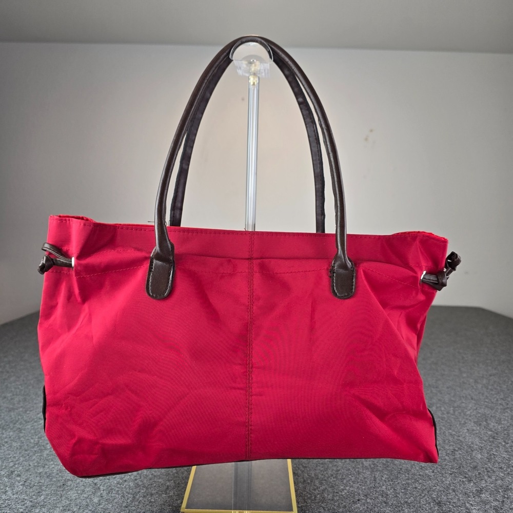 Axiz Group Women's Handbag Vibrant Red Inner Pockets Double Handle Tote Bag